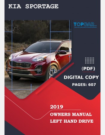 kia sportage 2019 owners manual